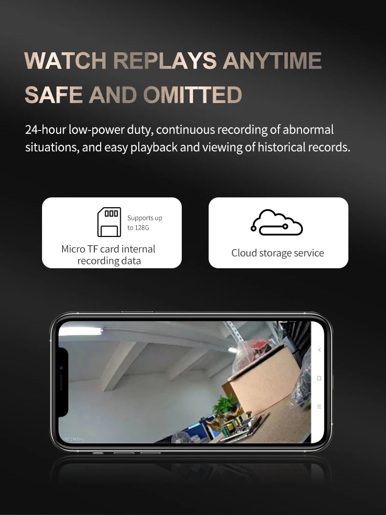 Caméra de Sécurité Intelligente WiFi – Compatible Tuya Smart | Surveillance Maison 24/7