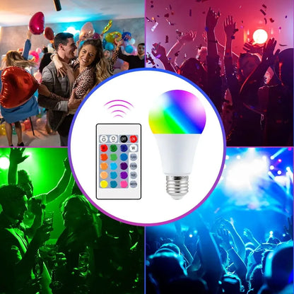 Ampoule LED RGB Intelligente 16 Couleurs – Ambiance Personnalisée