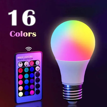 Ampoule LED RGB Intelligente 16 Couleurs – Ambiance Personnalisée